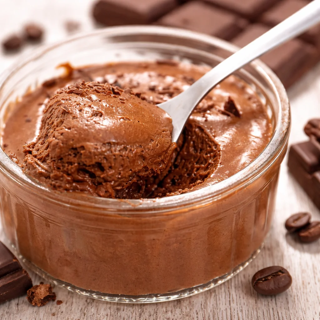 Recette de mousse au chocolat délicieuse à l'aquafaba sans œufs