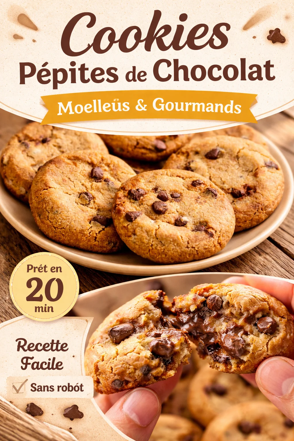 Recette cookies moelleux facile : un délice à partager !