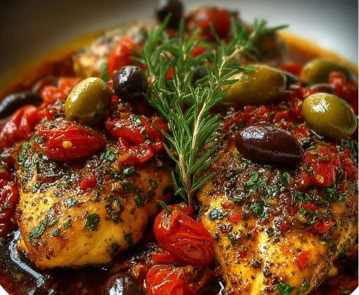 Recette de blanc de poulet à la provençale avec légumes frais