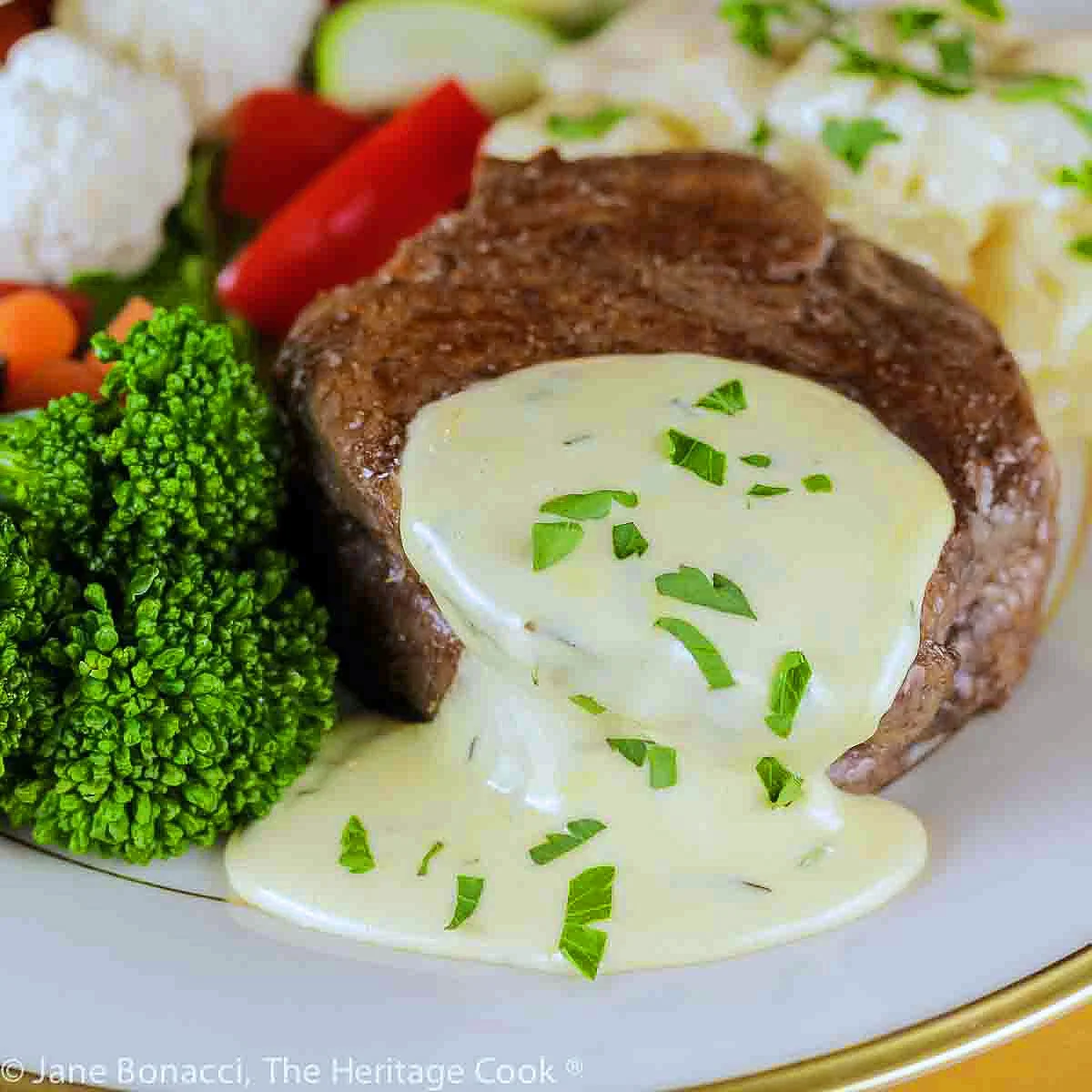 Filet Mignon Steaks avec Sauce Béarnaise Maison