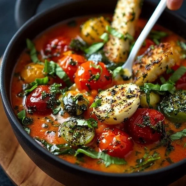 Assiette de légumes grillés colorés et savoureux