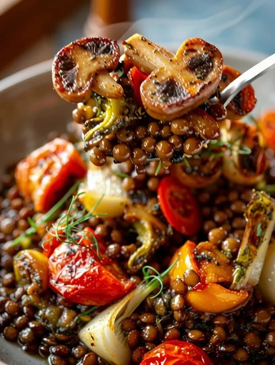 Lentilles légumes d’hiver