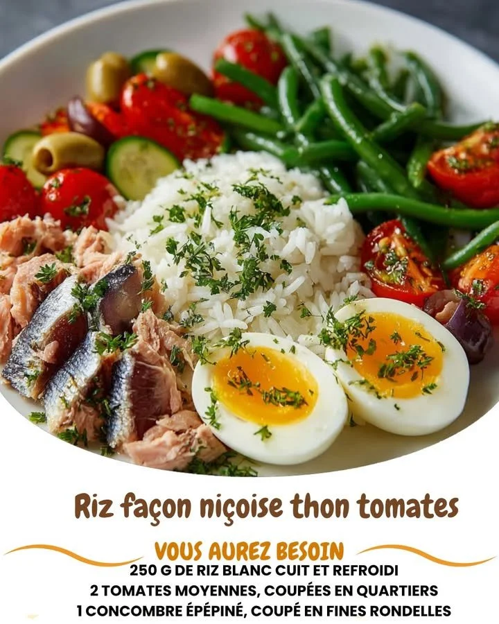 Riz façon niçoise