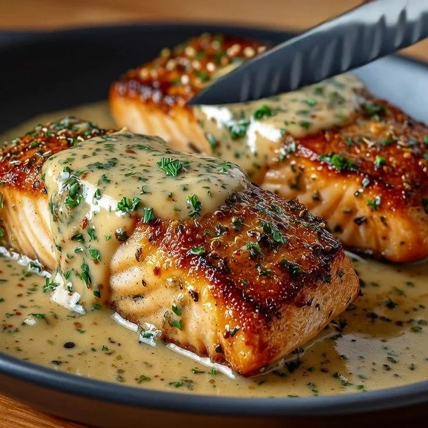 Saumon croûté épices parmesan