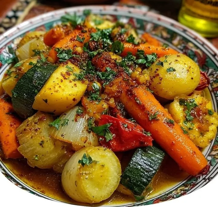 Tajine de Légumes Parfumé avec épices et légumes frais