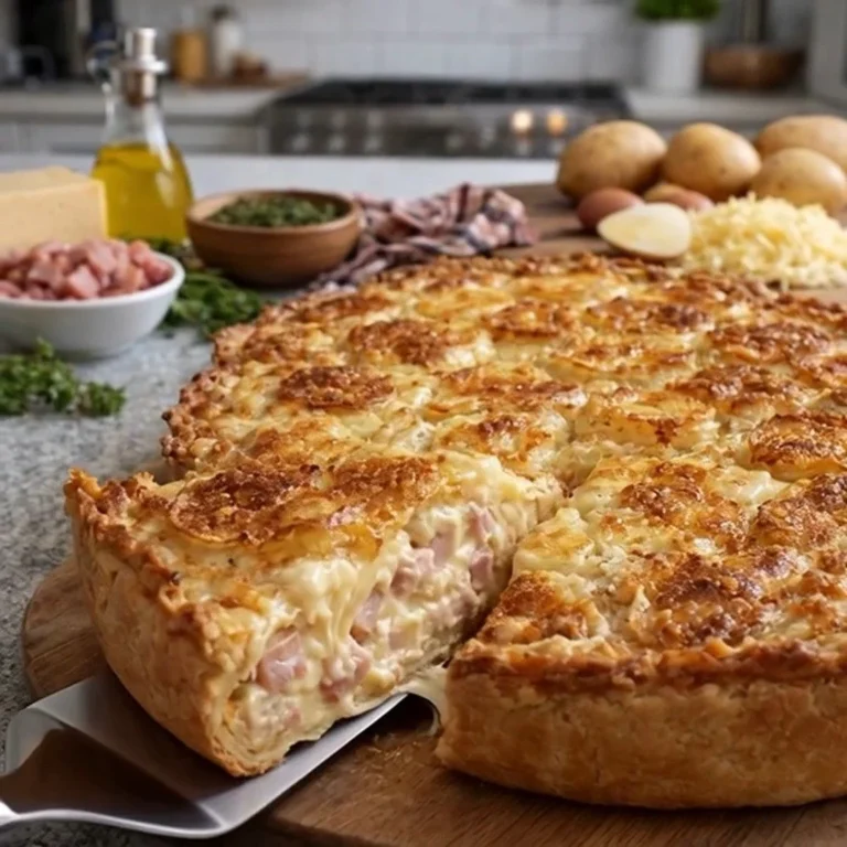 Tartiflette gourmande façon raclette servie dans un plat chaleureux et convivial.