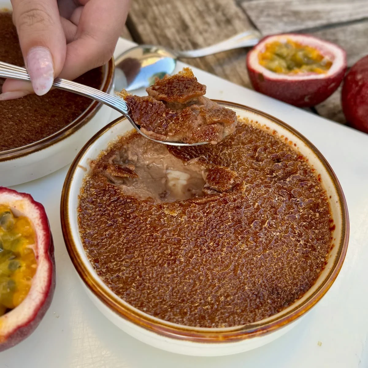 Crème Brûlée au Chocolat au Lait