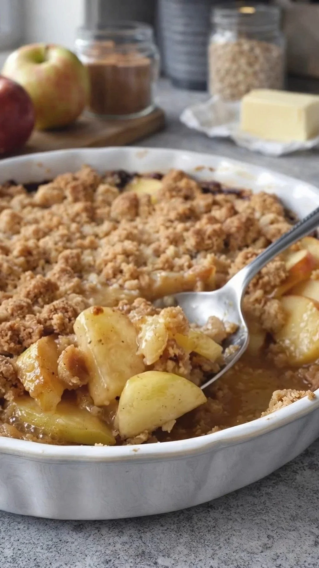 Crumble aux pommes