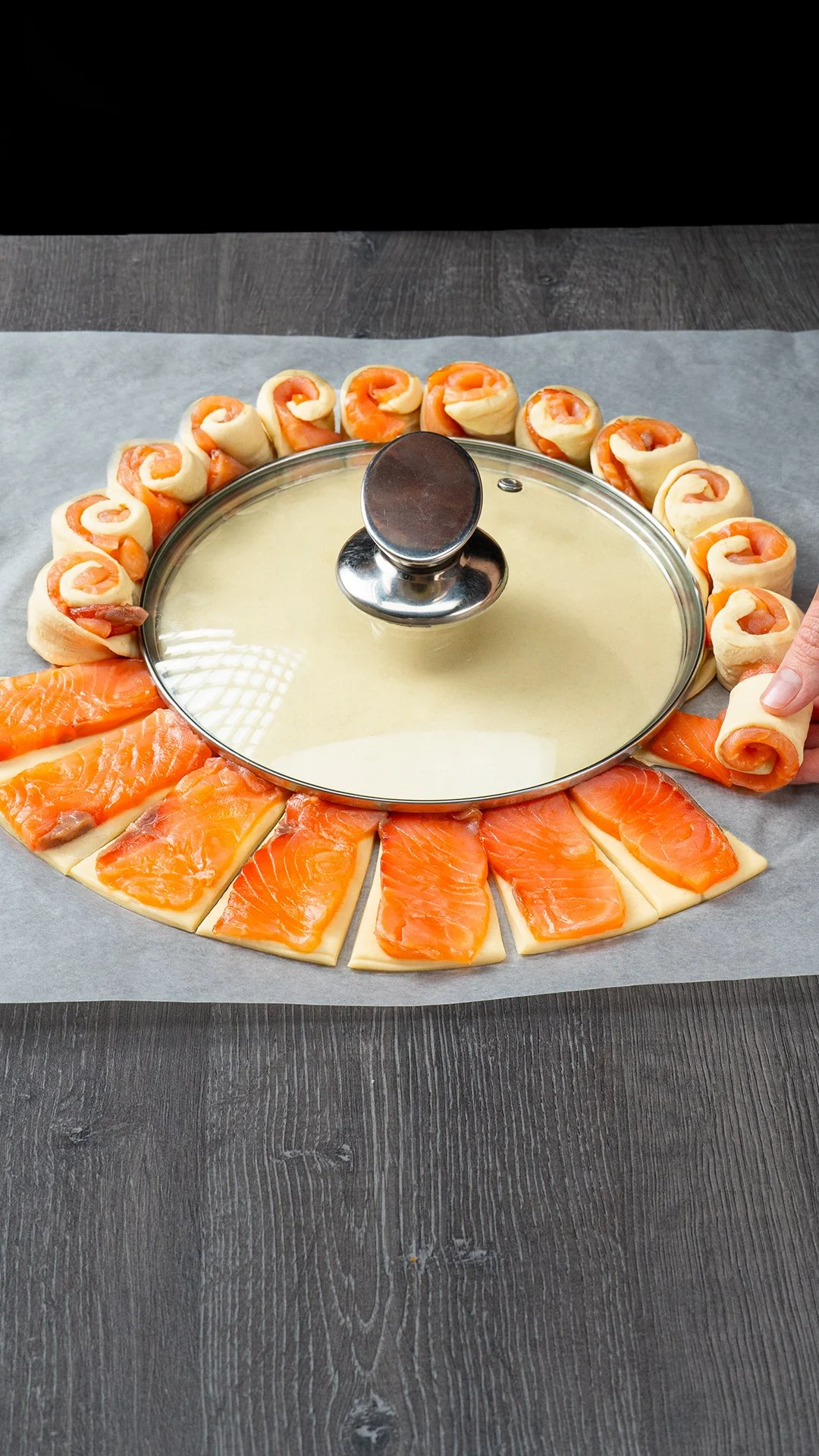 Entrée Feuilletée au Saumon