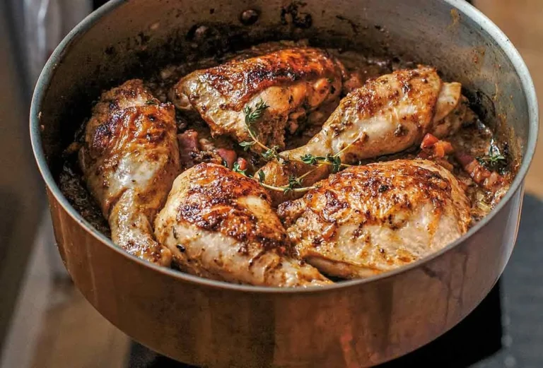 Recette de Poulet à la Moutarde avec ingrédients et préparation