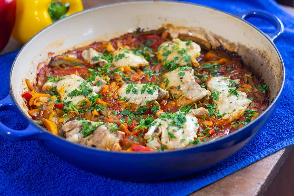Poulet Piperade