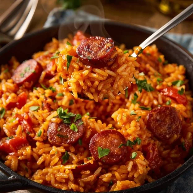 Riz chorizo tomate authentique