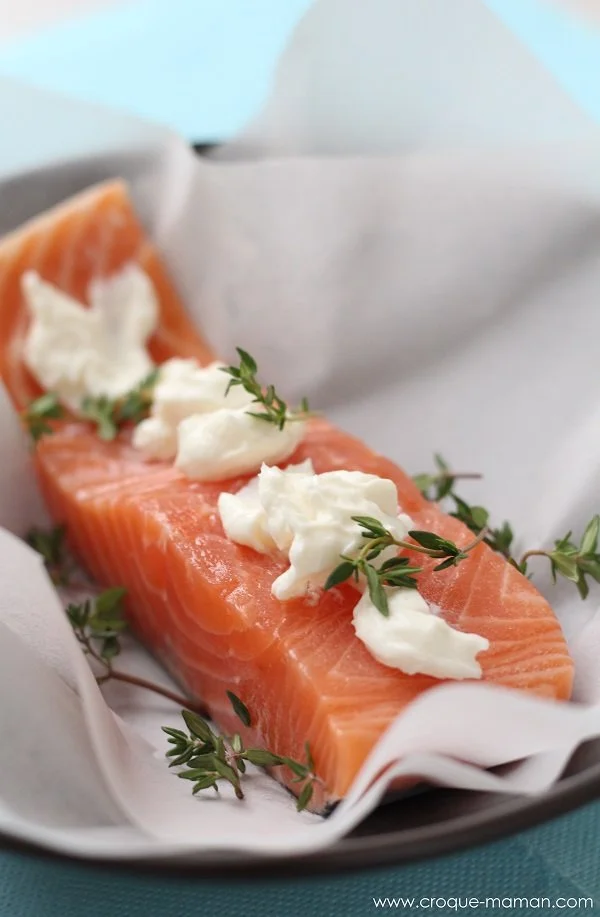 Saumon en papillote