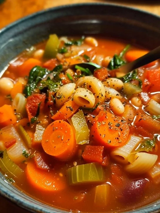 Soupe minestrone automnale délicieuse
