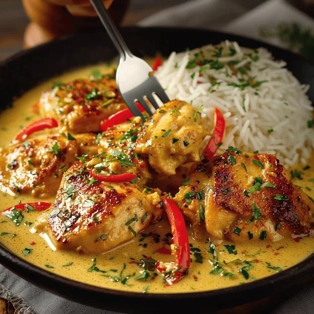 Spicy Brazilian Coconut Chicken