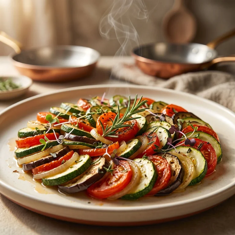 Assiette de légumes rôtis au four savoureux et colorés