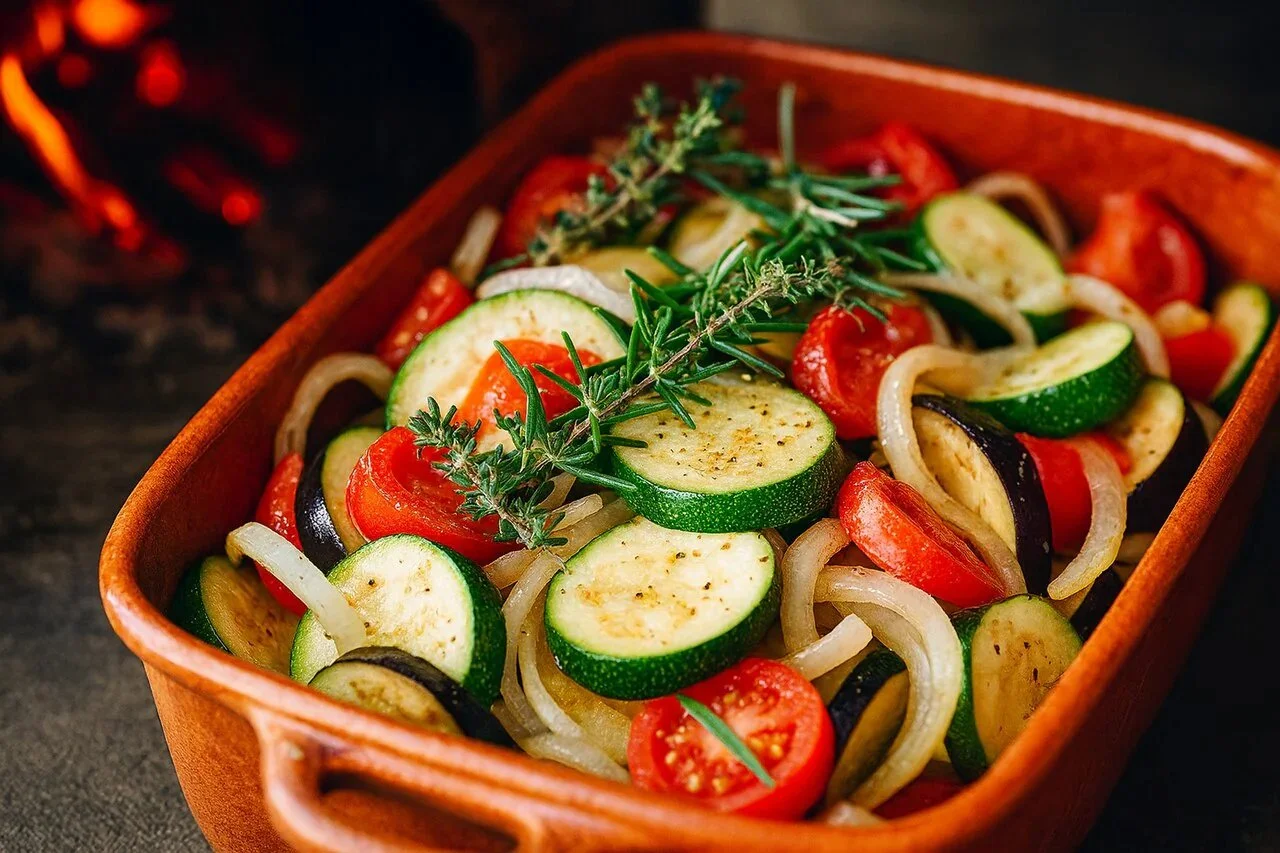 Légumes rôtis au four