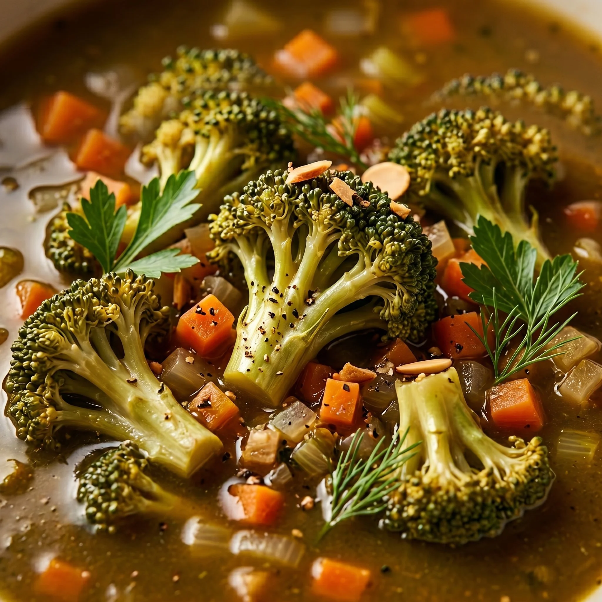 Soupe de légumes frais