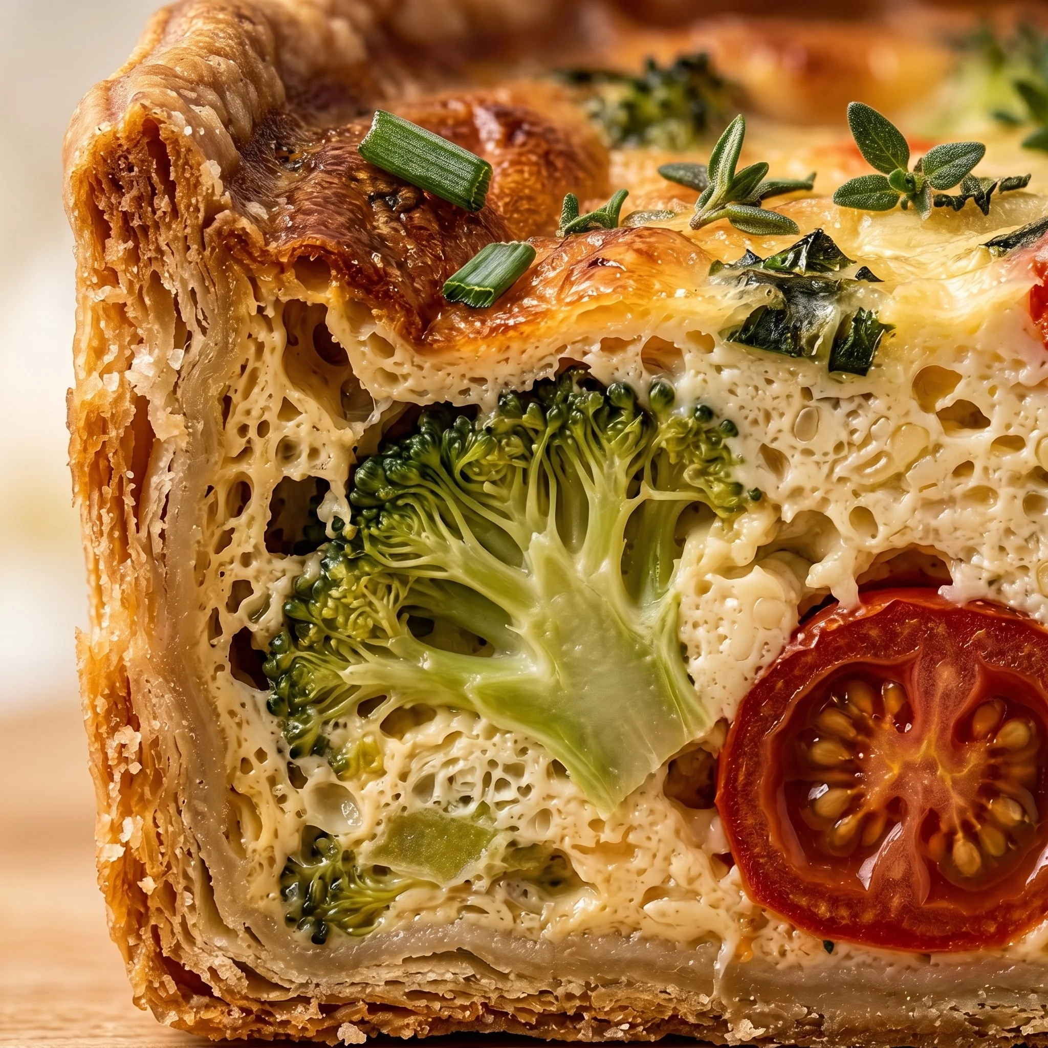 Tarte aux légumes de saison