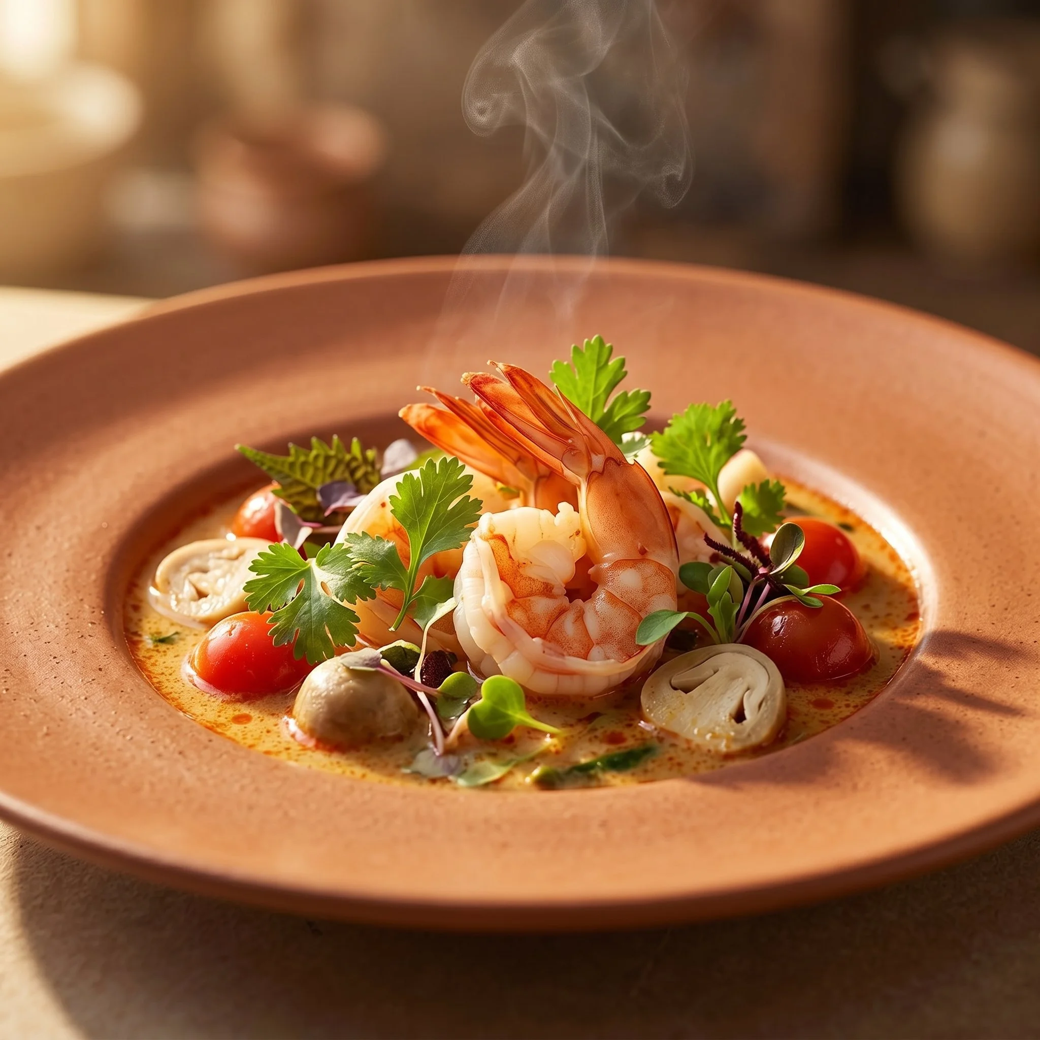 Tom Yum Goong (Spicy Shrimp Soup)