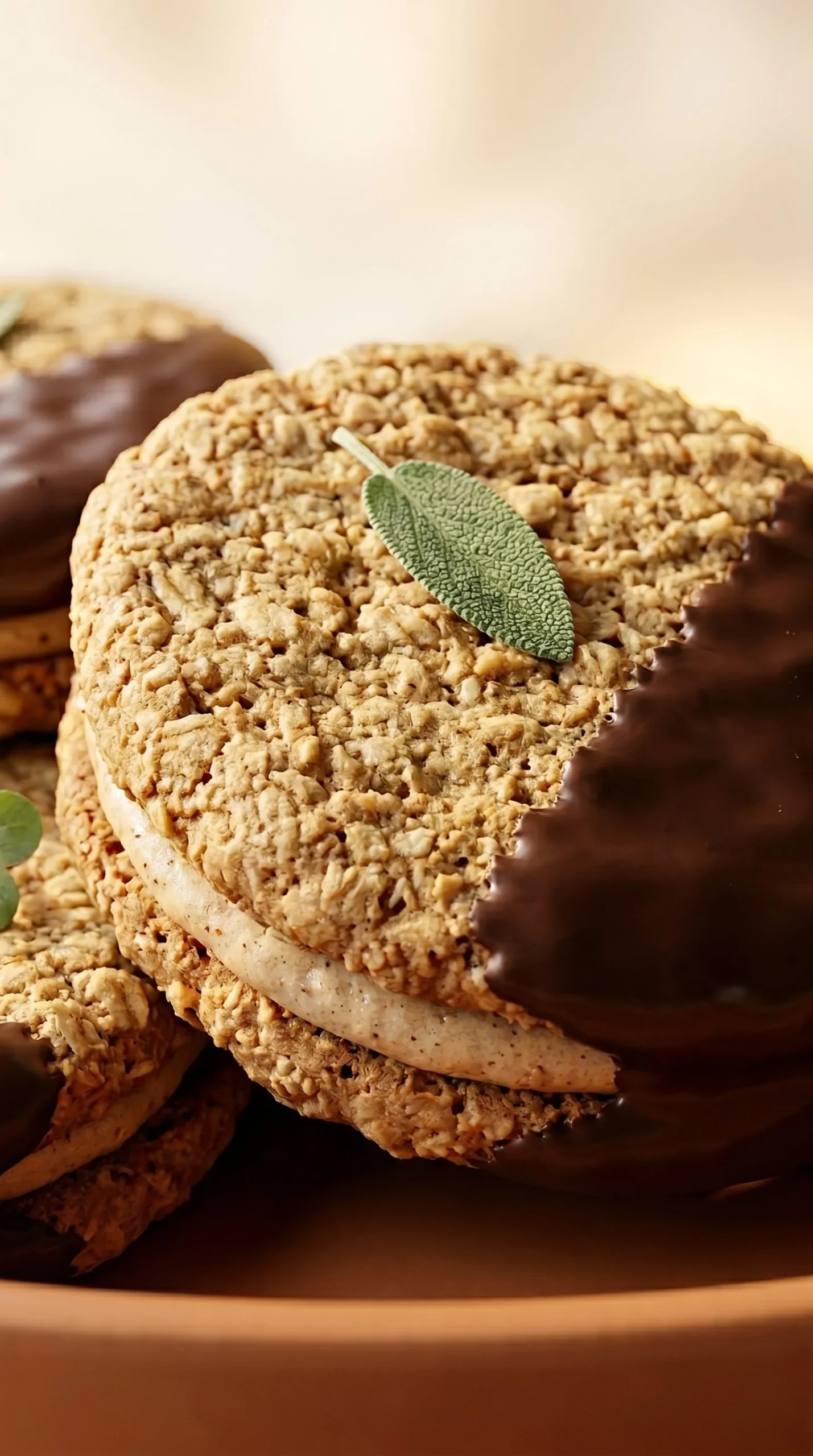 Cookies with Oats and Dark Chocolate