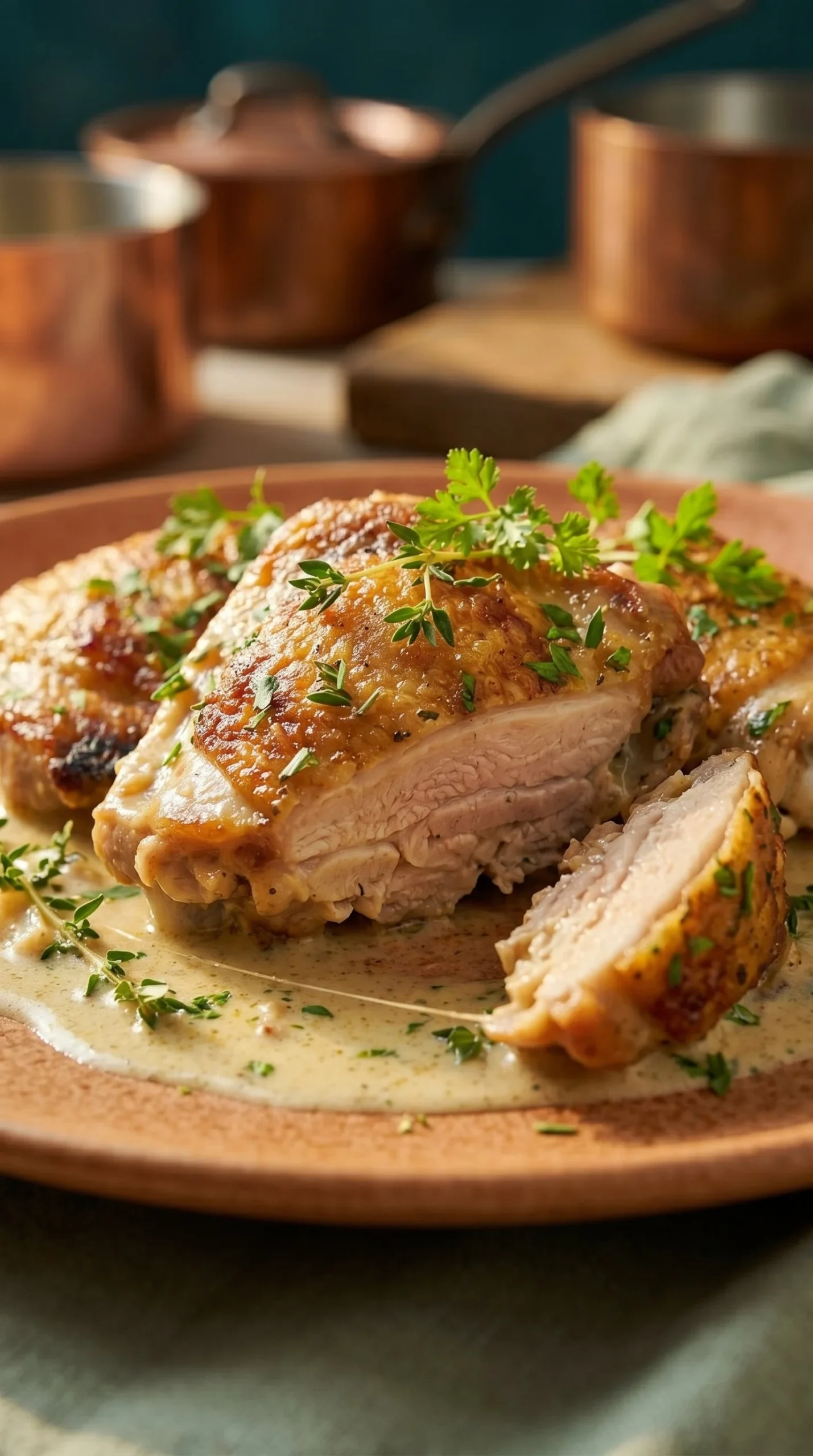 Poulet à la moutarde